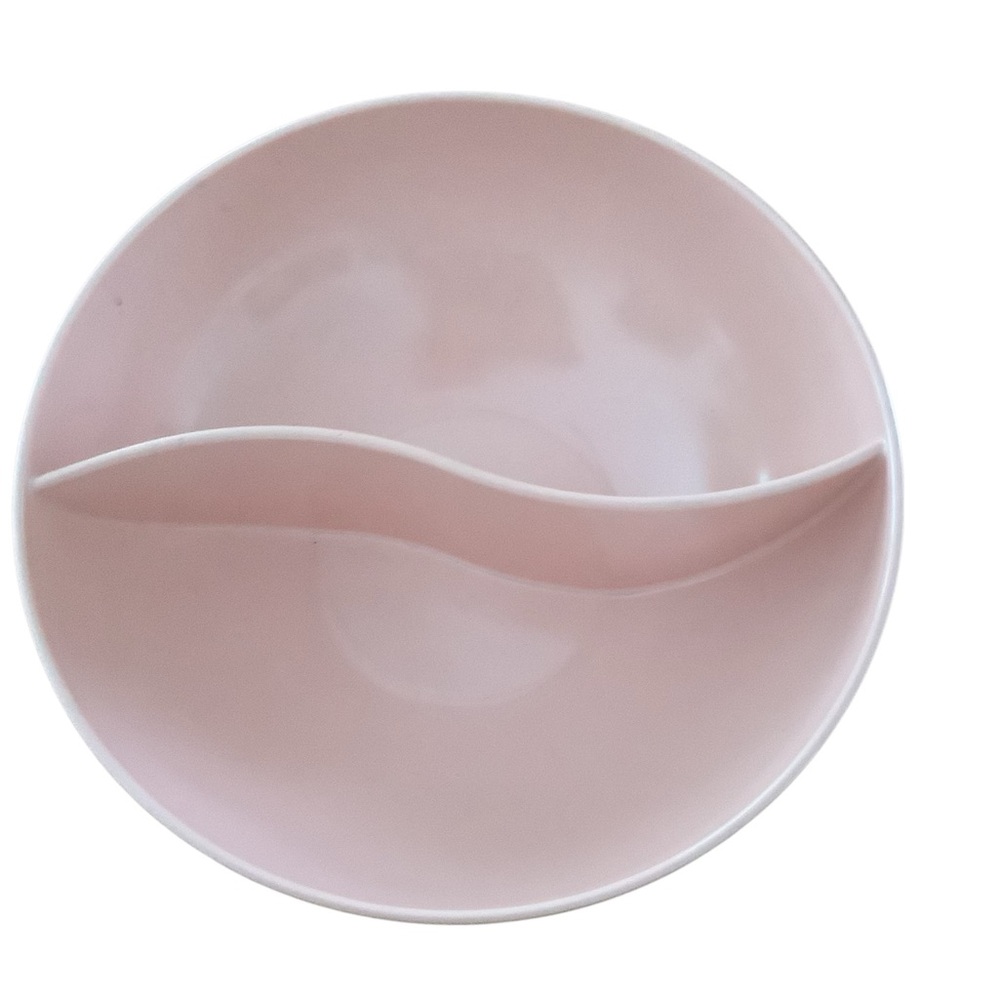 Vintage Stetson melmac  Pink Divided Bowl